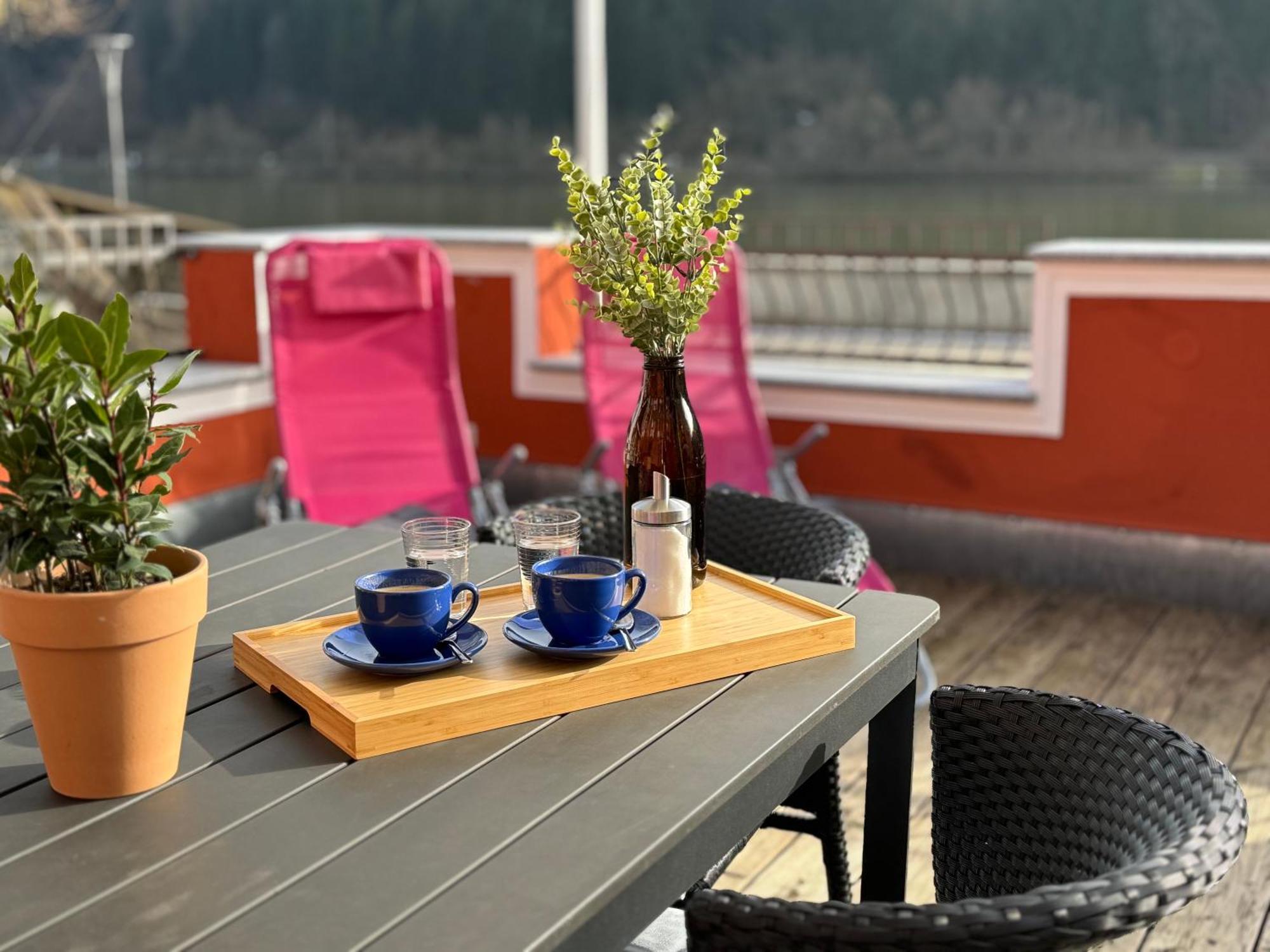 Terrassenwohnung Mit Donaublick Obernzell Luaran gambar
